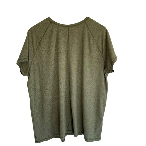 Eddie Bauer Moss Green Women Active Short Sleeve Tee Sz XXL Active Wear Casual - Picture 2 of 7